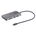 StarTech.com Adaptateur Multiport USB C - Vidéo Double HDMI 4K 60Hz - Hub USB-A 5 Gbps à 2 Ports, 100W Power Delivery Pass-Th