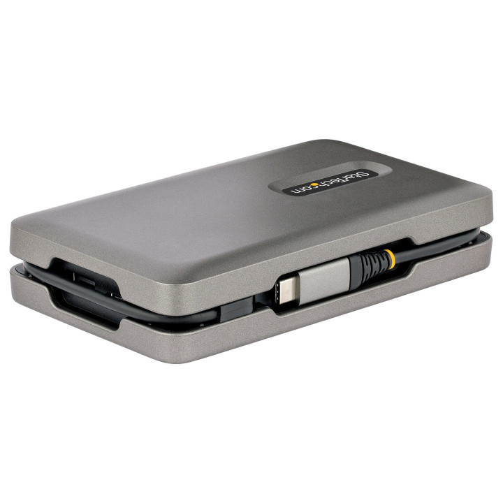 StarTech.com Adaptateur Multiport USB C - Station d'Accueil USB C avec Sortie Vidéo USB-C DP Alt Mode/4K HDMI 2.0/VGA - Hub/Do