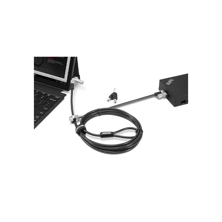 Lenovo 4XE1B81920 câble antivol Noir 1,8 m