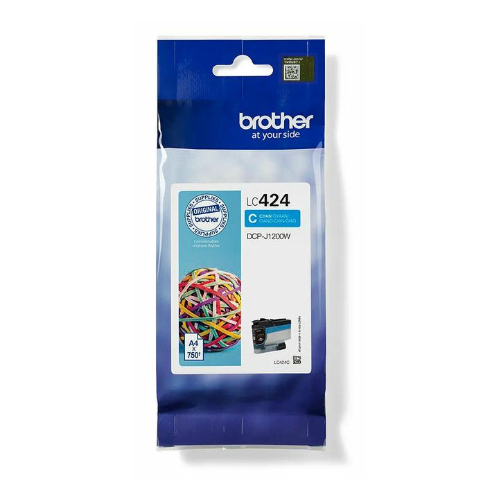 Brother LC424C - Cartouche d'encre transparente - cyan