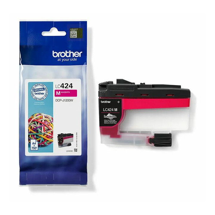 Brother LC424M - Cartouche d'encre transparente - magenta