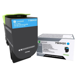Lexmark 71B0H20 toner cartridge 1 pc(s) Original Cyan