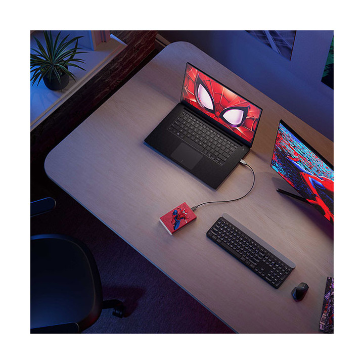 Seagate STKL2000417 disque dur externe 2 To Bleu, Rouge