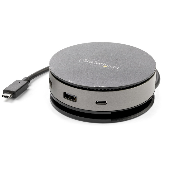 StarTech.com Adaptateur Multiport USB-C - Mini Dock USB 3.1 Gen 2 10Gbps Type-C avec 4K 60Hz HDMI/DisplayPort ou 1080p VGA - 75