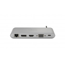 Kensington UH1440P Station d’accueil mobile USB-C 5 Gbits/s sans pilote avec double sortie vidéo – DP/HDMI/VGA