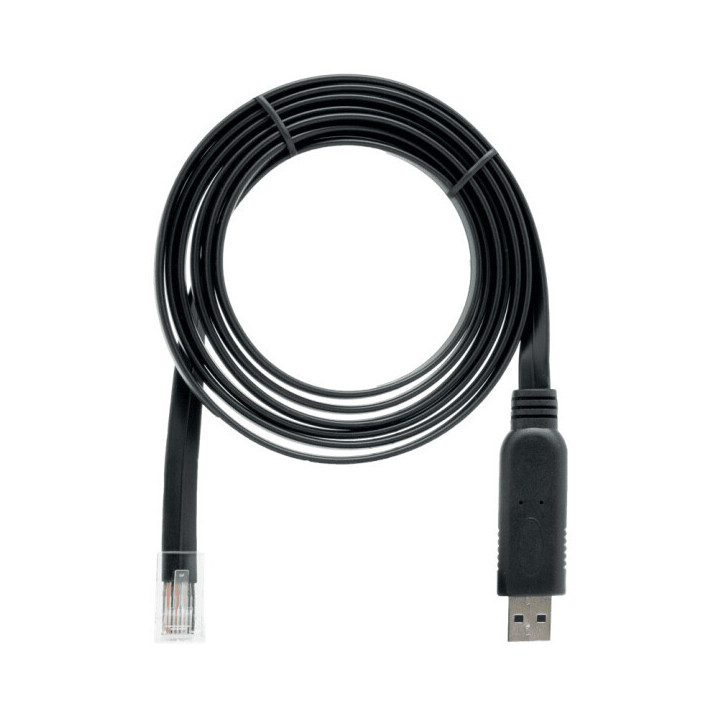 QNAP CAB-CONSOLE-URJ45-1M8 câble USB 1,8 m RJ-45 USB A Noir