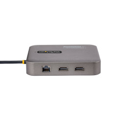 StarTech.com Station d'Accueil USB C, Double HDMI 4K 60Hz Compatible avec Macbook Pro (M1/M2/M3/M4) et Windows, Hub USB-A/USB-C
