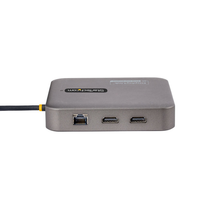 StarTech.com Station d'Accueil USB C, Double HDMI 4K 60Hz Compatible avec Macbook Pro (M1/M2/M3/M4) et Windows, Hub USB-A/USB-C