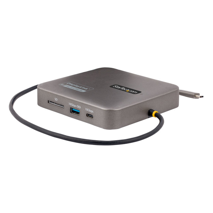 StarTech.com Station d'Accueil USB C, Double HDMI 4K 60Hz Compatible avec Macbook Pro (M1/M2/M3/M4) et Windows, Hub USB-A/USB-C