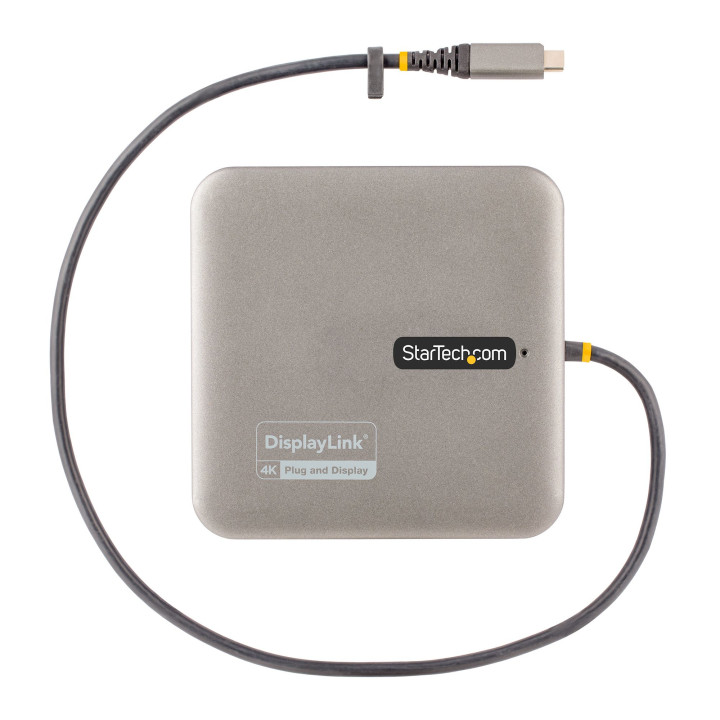 StarTech.com Station d'Accueil USB C, Double HDMI 4K 60Hz Compatible avec Macbook Pro (M1/M2/M3/M4) et Windows, Hub USB-A/USB-C