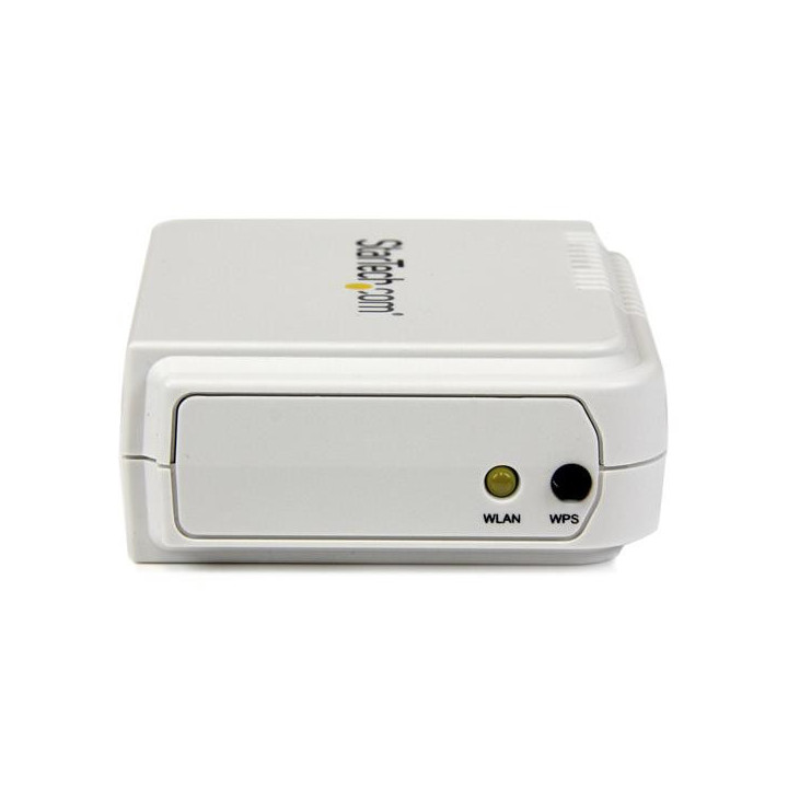 StarTech.com Serveur d'impression USB 2.0 sans fil N avec port Ethernet 10/100 Mb/s - 802.11 b/g/n