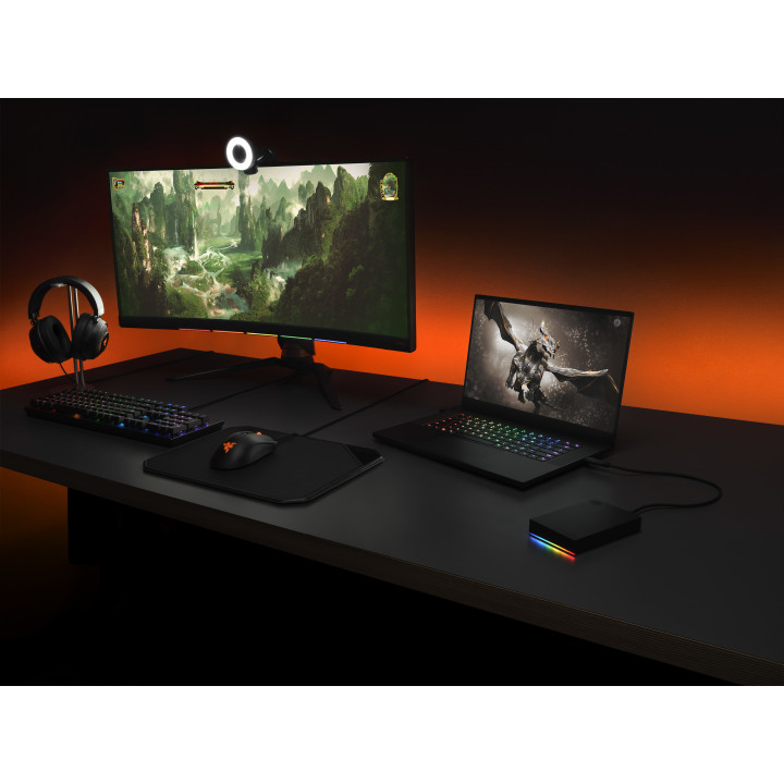 Seagate Game Drive FireCuda disque dur externe 5 To Noir