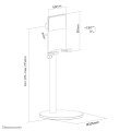 Neomounts DS10-200SL1 Support pour téléphone jusqu'à 7" - réglable en hauteur - universel