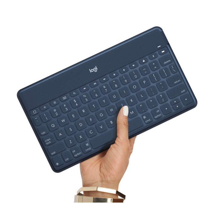 Logitech 920-010052 clavier pour tablette Norvégien Bluetooth Bleu