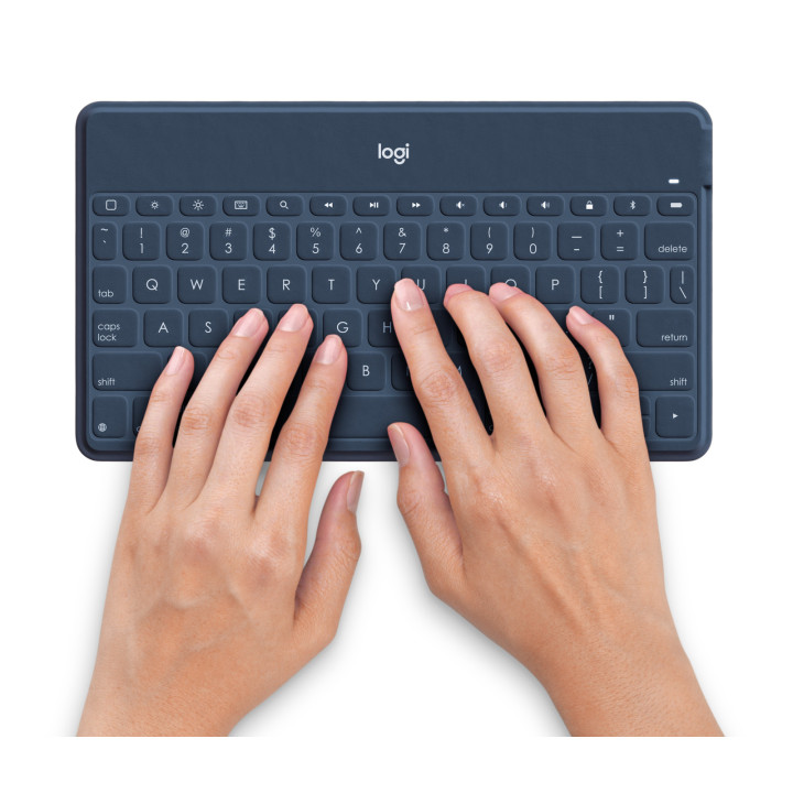 Logitech 920-010052 clavier pour tablette Norvégien Bluetooth Bleu