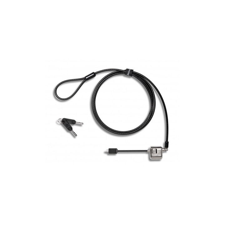 Lenovo 4X90H35558 câble antivol Noir, Acier inoxydable 1,83 m