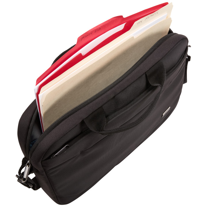 Case Logic Advantage ADVA-114 Black 35,6 cm (14") Sac Messenger Noir
