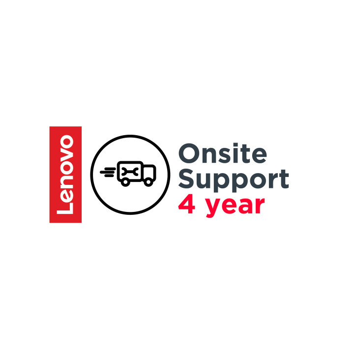 Lenovo 4 Year Onsite Support (Add-On) 1 licence(s) 4 année(s)