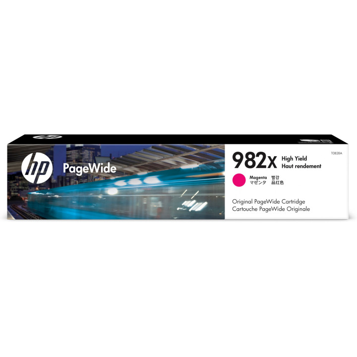 HP Cartouche d’encre magenta PageWide 982X grande capacité authentique