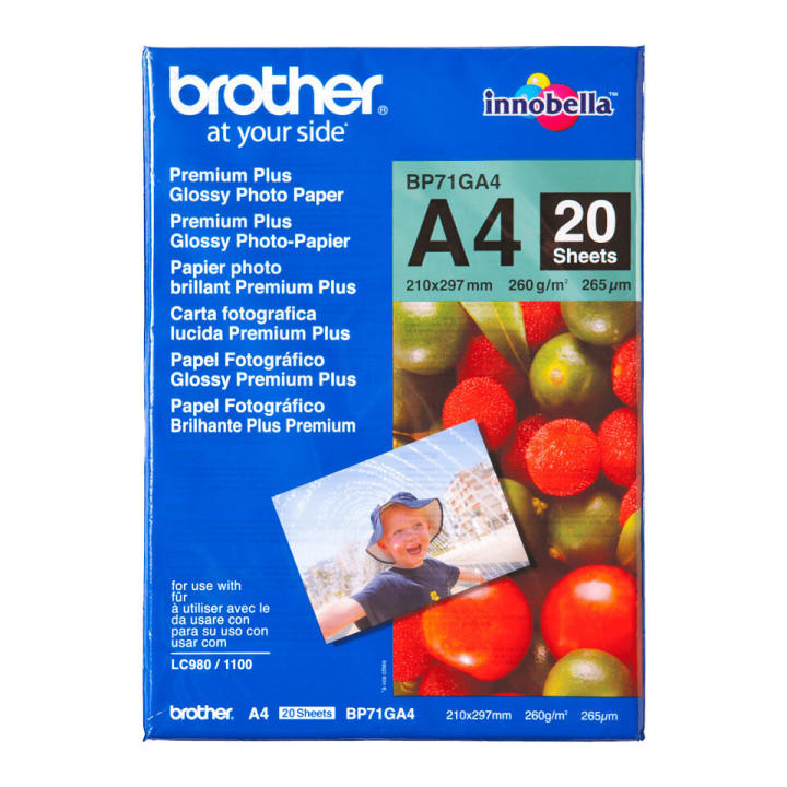 Brother Papier photo brillant BP71GA4 A4 original