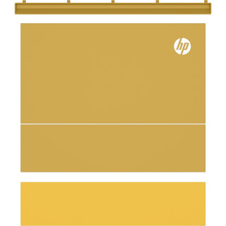 HP Kit panneaux couleur jaune constellation CLJ X677