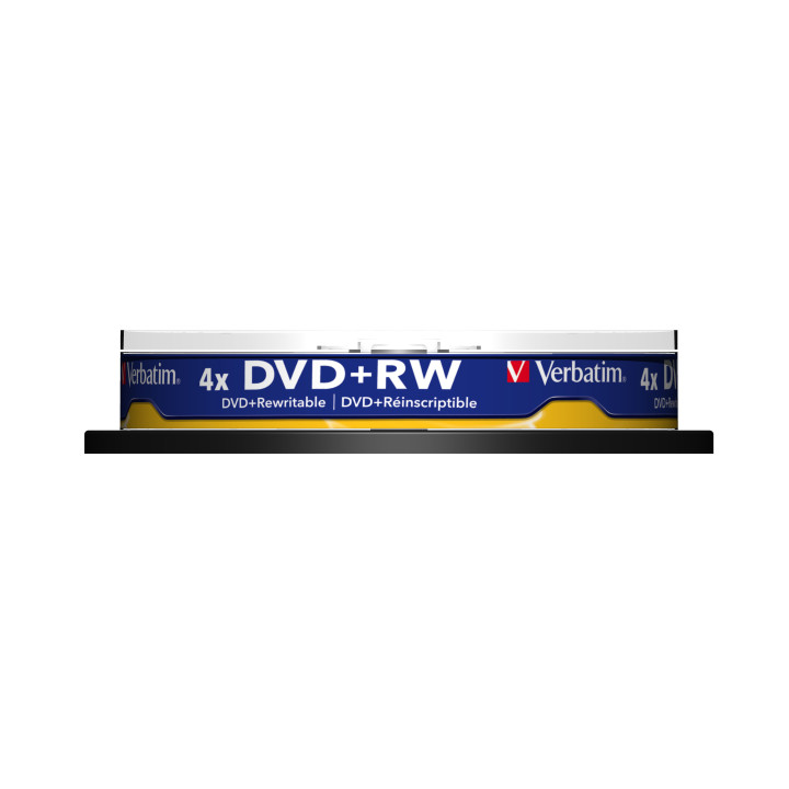 Verbatim DVD+RW Matt Silver 4,7 Go 10 pièce(s)