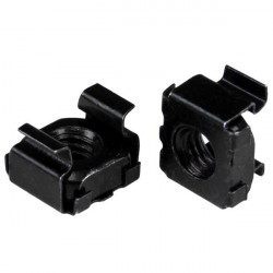 StarTech.com Paquet de 100 écrous cages M6 - Noir