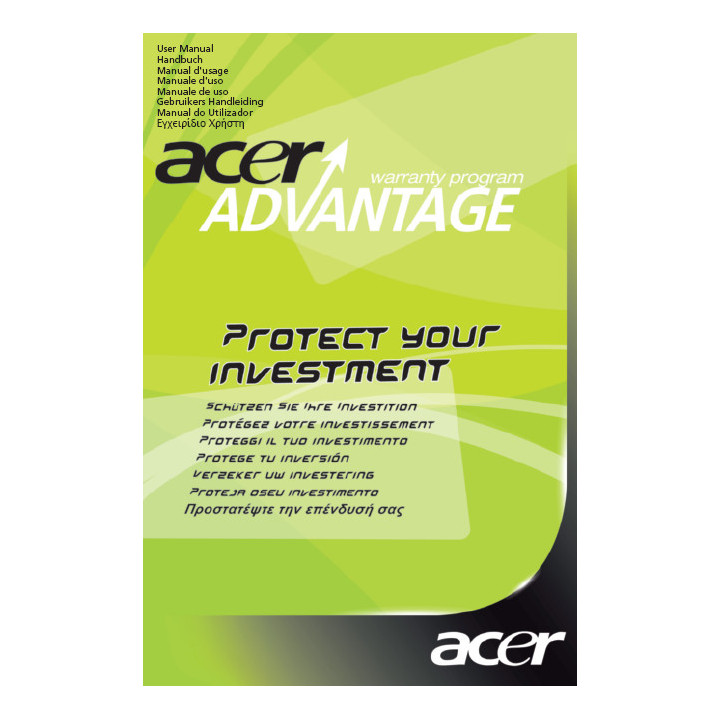 Acer SV.WNBAP.A11 extension de garantie et support