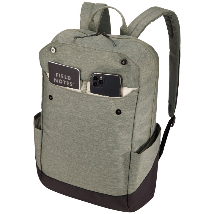 Thule Lithos TLBP216 - Agave/Black sac à dos Sac à dos normal Noir, Gris Polyester