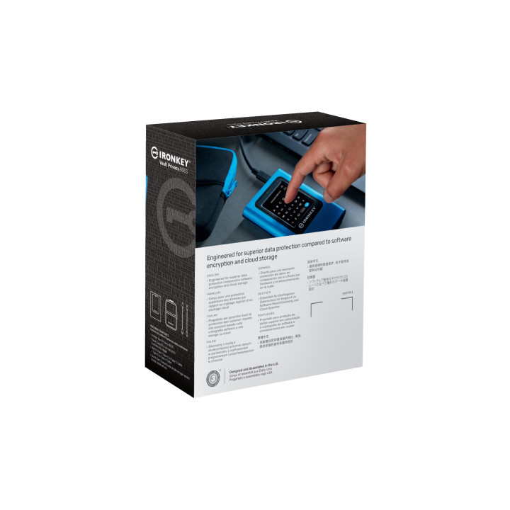 Kingston Technology IronKey 960Go Vault Privacy 80 XTS-AES 256-bit SSD externe chiffré