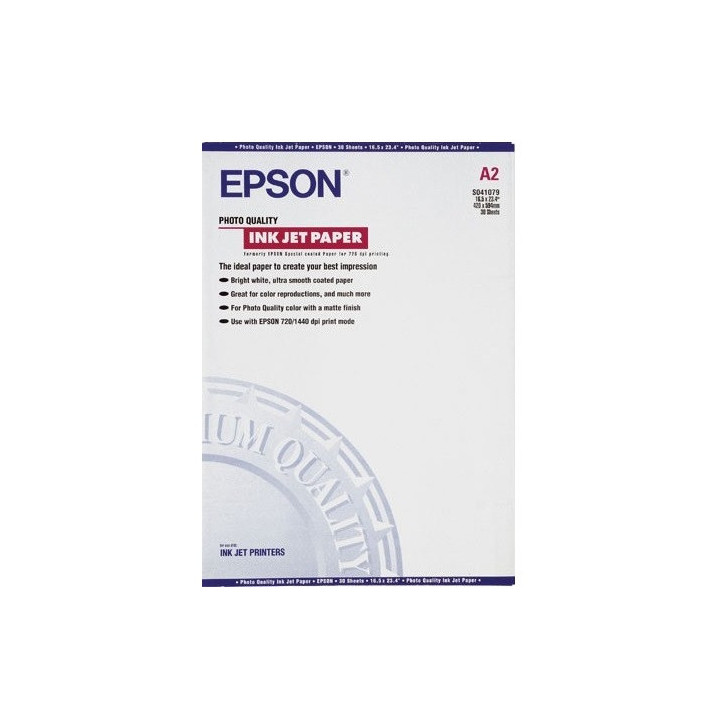 Epson Pap Couché Qual Photo A2 (30f./102g)