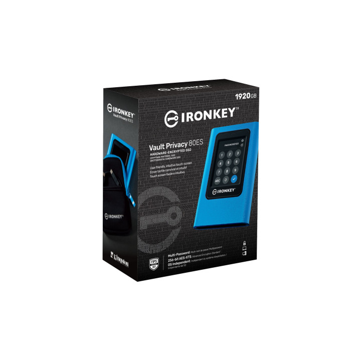 Kingston Technology IronKey 1920Go Vault Privacy 80 XTS-AES 256-bit SSD externe chiffré