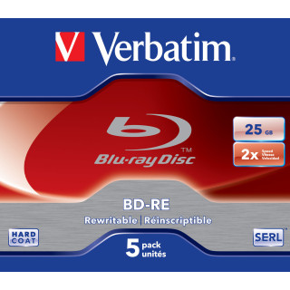 Verbatim 43615 disque vierge Blu-Ray BD-RE 25 Go 5 pièce(s)