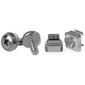 StarTech.com Lot de 50 Vis M5 de 12mm, Écrous Cage à Trou Carré et Outil de Montage, Kit de Fixation pour Baies de Serveurs,