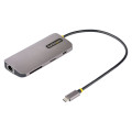 StarTech.com Adaptateur Multiport USB C - Vidéo HDMI 4K 60Hz - Hub USB-A 5 Gbps à 3 Ports, 100W PD Pass-Through, GbE, SD/Micr