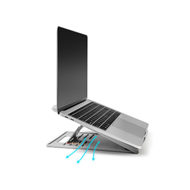 Kensington Rehausseur Easy Riser™ Go avec SmartFit® pour ordinateurs portables jusqu’à 14" ou tablettes
