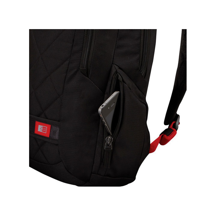 Case Logic Sporty DLBP-114 Black 35,6 cm (14") Étui sac à dos Noir
