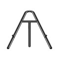 Lenovo 4XF1B43684 Support de livres Supports de Laptop Noir