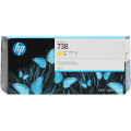 HP Cartouche d’encre DesignJet 738, jaune, 300 ml