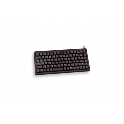 CHERRY G84-4100 COMPACT KEYBOARD Clavier filaire miniature, USB/PS2, noir, AZERTY - FR