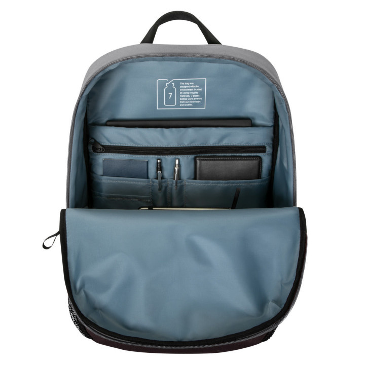 Targus Sagano 39,6 cm (15.6") Sac à dos Noir, Gris
