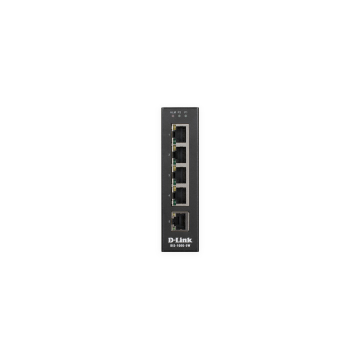 D-Link DIS‑100G‑5W Non-géré L2 Gigabit Ethernet (10/100/1000) Noir
