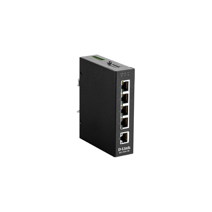 D-Link DIS‑100G‑5W Non-géré L2 Gigabit Ethernet (10/100/1000) Noir