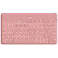 Logitech 920-010045 clavier pour tablette Allemand Bluetooth Rose