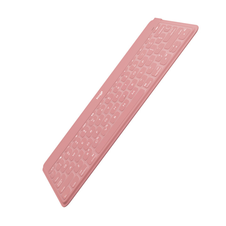 Logitech 920-010045 clavier pour tablette Allemand Bluetooth Rose