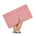 Logitech 920-010045 clavier pour tablette Allemand Bluetooth Rose