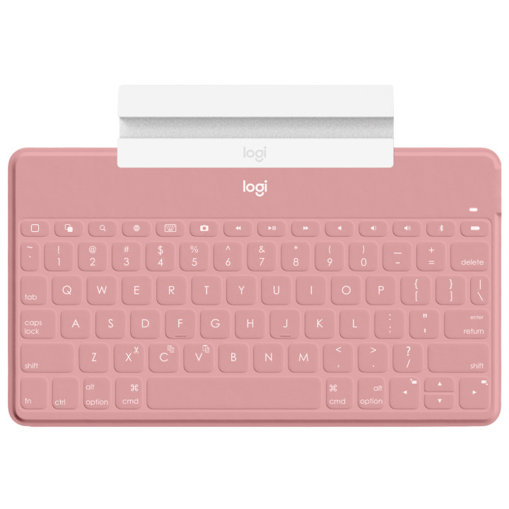 Logitech 920-010045 clavier pour tablette Allemand Bluetooth Rose