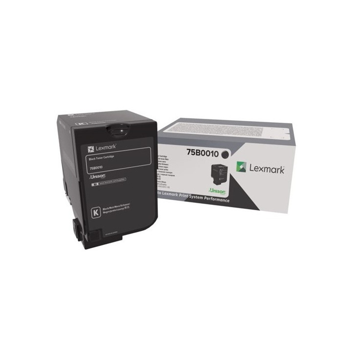 Lexmark 75B0010 toner cartridge 1 pc(s) Original Black