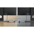 HYPER HDG212B station d'accueil USB 3.2 Gen 2 (3.1 Gen 2) Type-C Argent