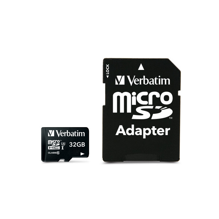 Verbatim Pro 32 Go MicroSDHC UHS Classe 10
